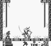 une photo d'Ã©cran de Castlevania 2 - Belmont s Revenge sur Nintendo Game Boy